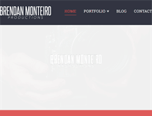 Tablet Screenshot of brendanmonteiro.com